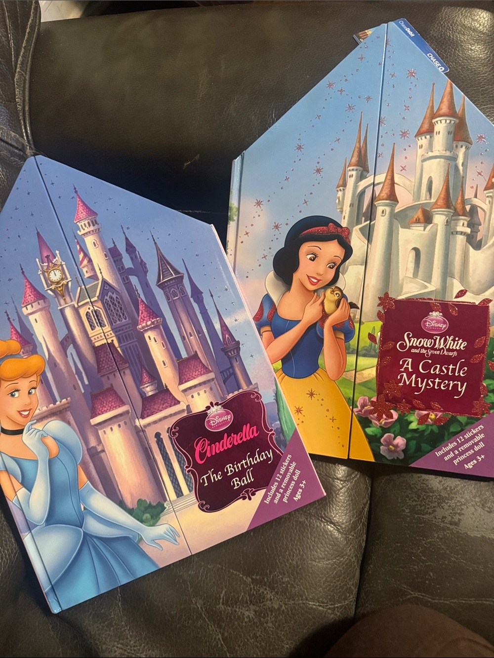 Disney Princess Board Books Set - Blue, Yellow, Purple, Pink